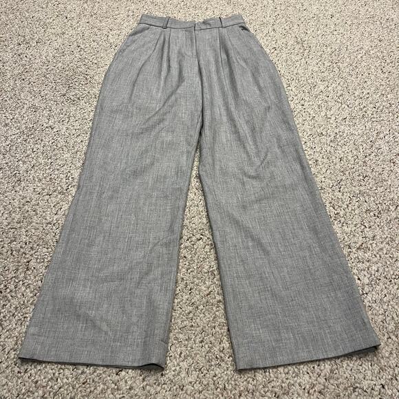 Abercrombie & Fitch Sloane Tailored Wide Leg Pant Sz 27 Long Curve Love Casual - Picture 1 of 6